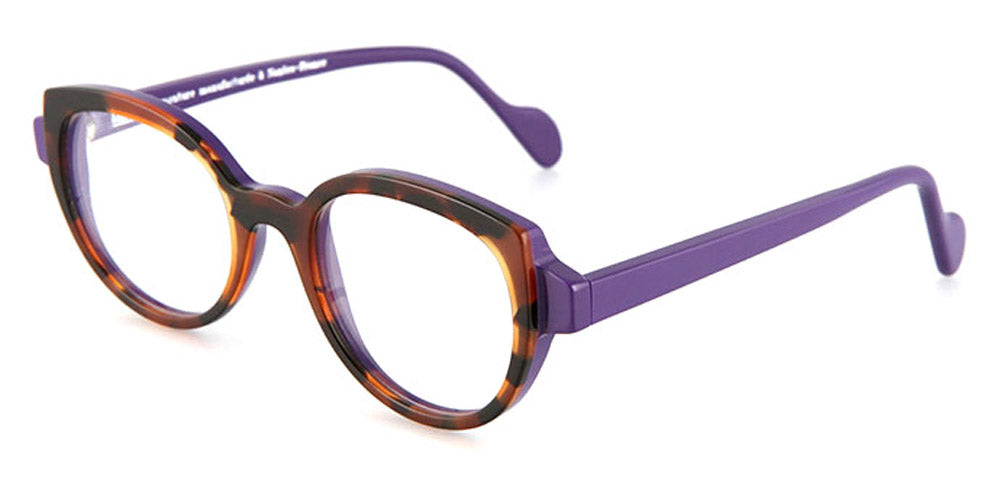 NaoNed® Paoul NAO Paoul C014 46 - Brown and Purple Tortoiseshell / Purple Eyeglasses