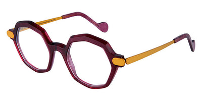 NaoNed® Pen Guen NAO Pen Guen 72VI 48 - Transparent Rosy Violet / Curry Eyeglasses