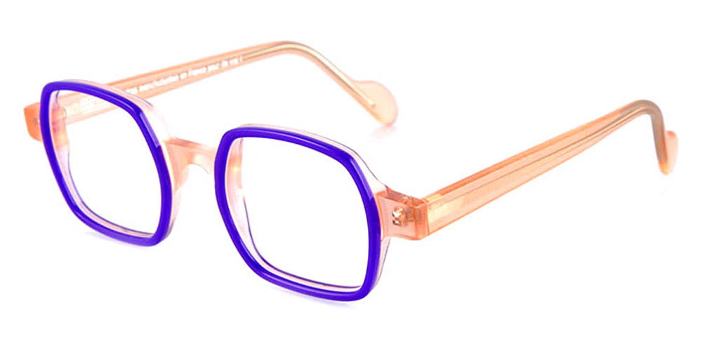 NaoNed® Plouezec NAO Plouezec C039 44 - Purple and Translucent Orange Eyeglasses