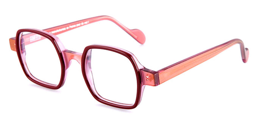 NaoNed® Plouezec NAO Plouezec C046 44 - Burgundy and Holographic Oranged Pink Eyeglasses