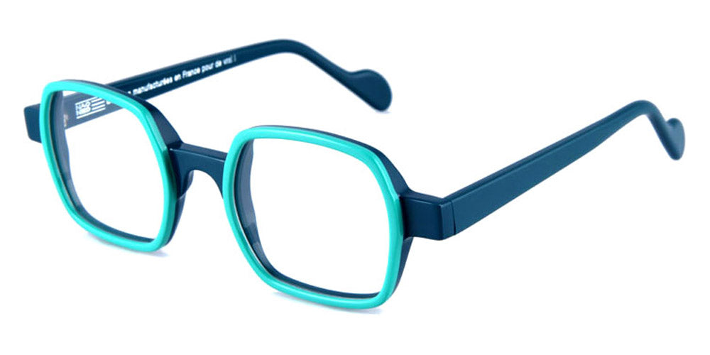 NaoNed® Plouezec NAO Plouezec C052 44 - Solid Turquoise / Solid Teal Eyeglasses