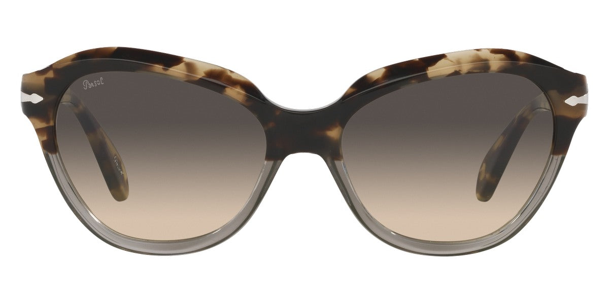 Persol® PO0582S - Tortoise Brown/Transparent Gray Sunglasses