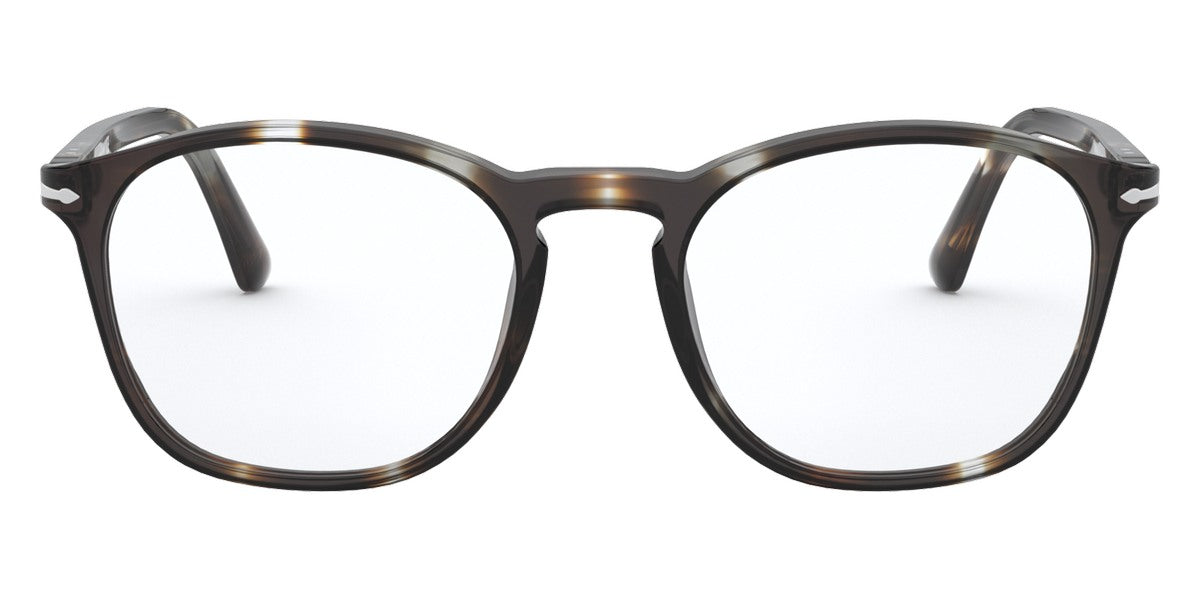 Persol® PO3007VM - Striped Brown / Crystal Eyeglasses