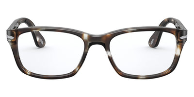 Persol® PO3012V - Striped Brown / Crystal Eyeglasses