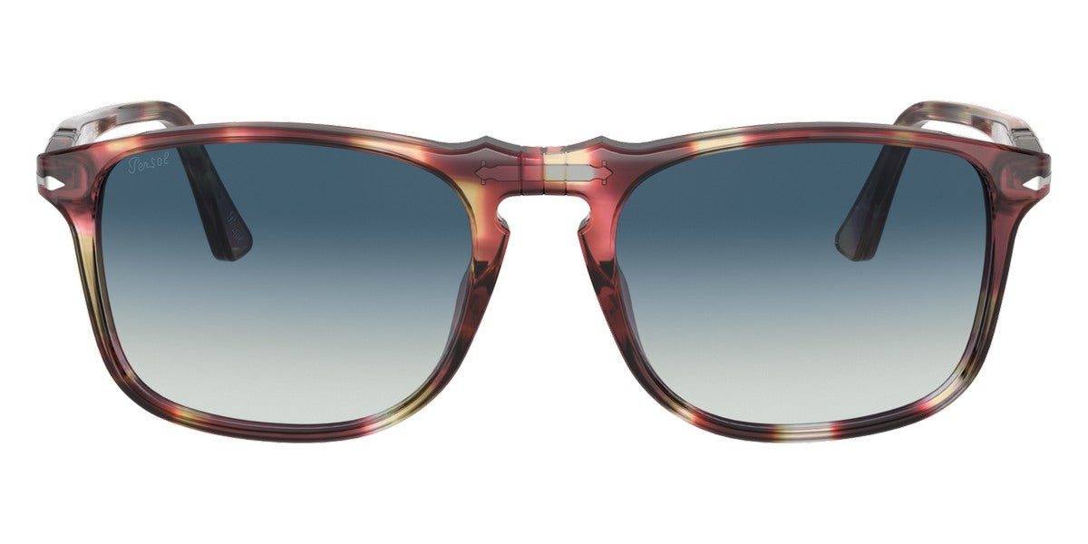 Persol® PO3059S - Striped Bordeaux / Green Sunglasses