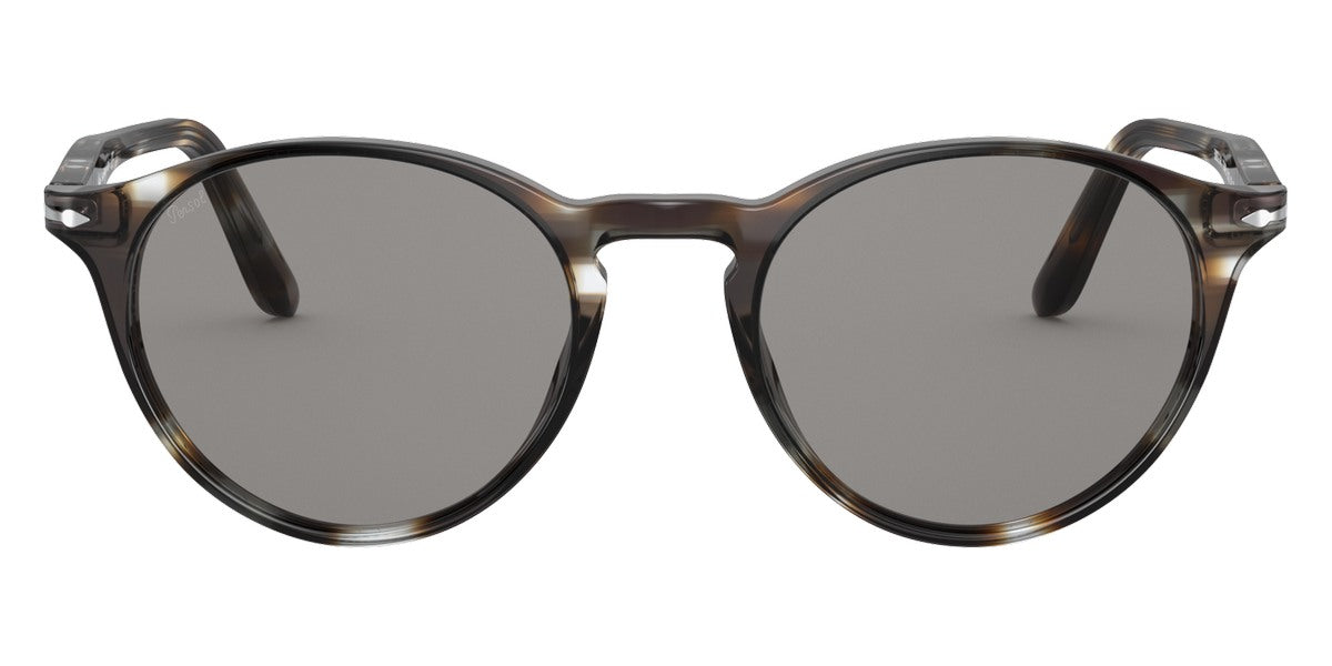 Persol® PO3092SM - Striped Brown Sunglasses