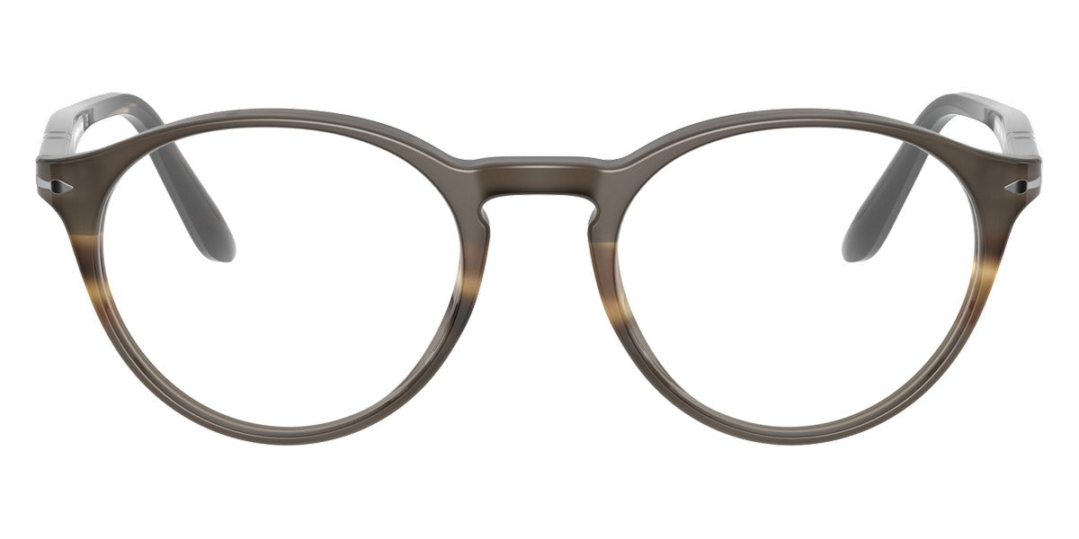 Persol® PO3092V - Black/Striped Gray Eyeglasses