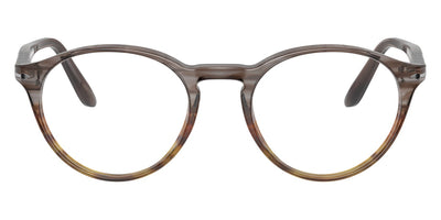 Persol® PO3092V - Striped Gray/Gradient Brown Eyeglasses