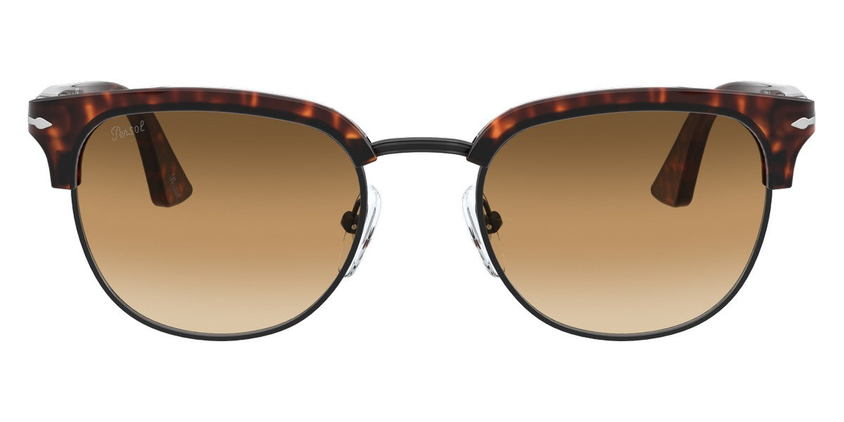 Persol® PO3105S - Brown Tortoise Black Sunglasses