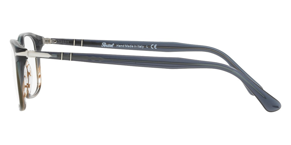 Persol® PO3189V PS PO3189V 1012 55 - 1012 Grey striped green gradient Eyeglasses