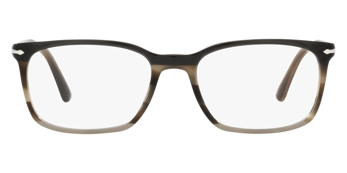 Persol® PO3189V - Striped Brown/Gray/Black Eyeglasses