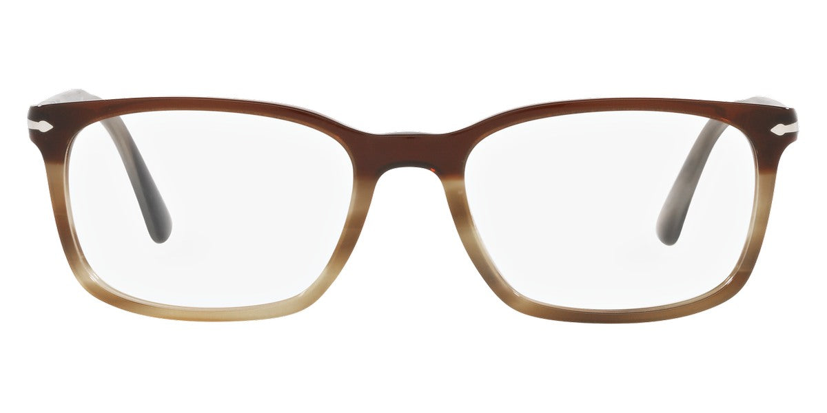 Persol® PO3189V - Striped Brown/Gray/Beige Eyeglasses