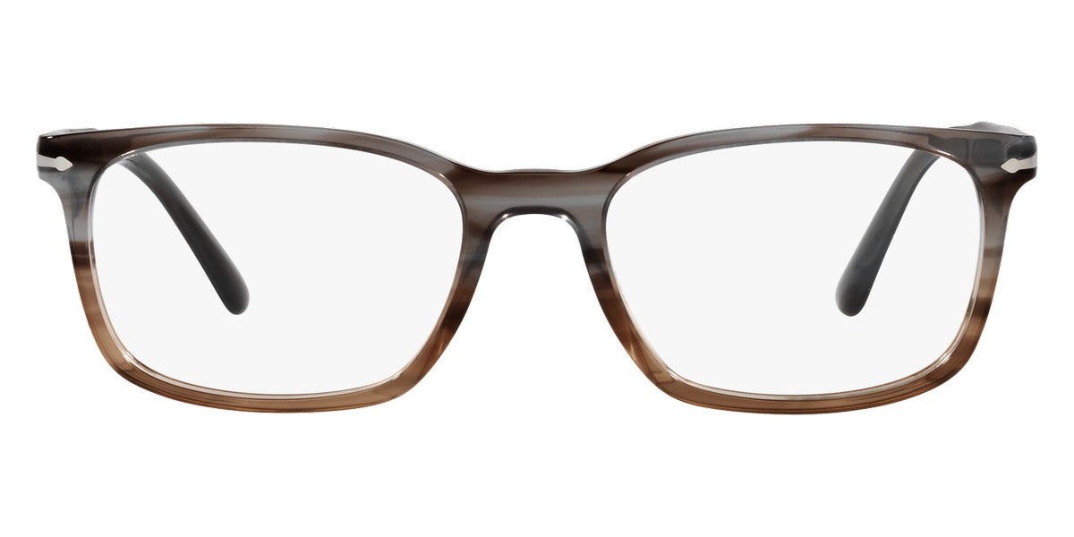 Persol® PO3189V - Striped Gray/Gradient Brown Eyeglasses