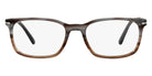Persol® PO3189V - Striped Gray/Gradient Brown Eyeglasses