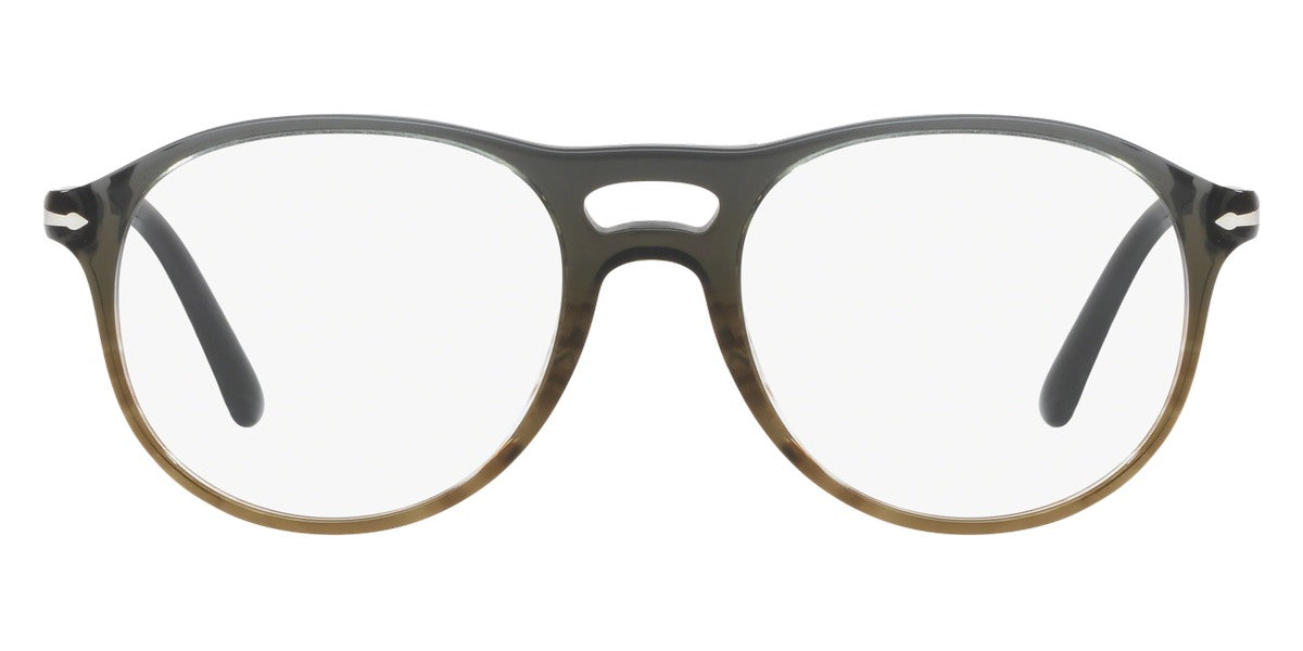 Persol® PO3202V - Gradient Gray Striped Green Eyeglasses