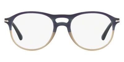 Persol® PO3202V - Green Beige Striped Opaline Green Eyeglasses