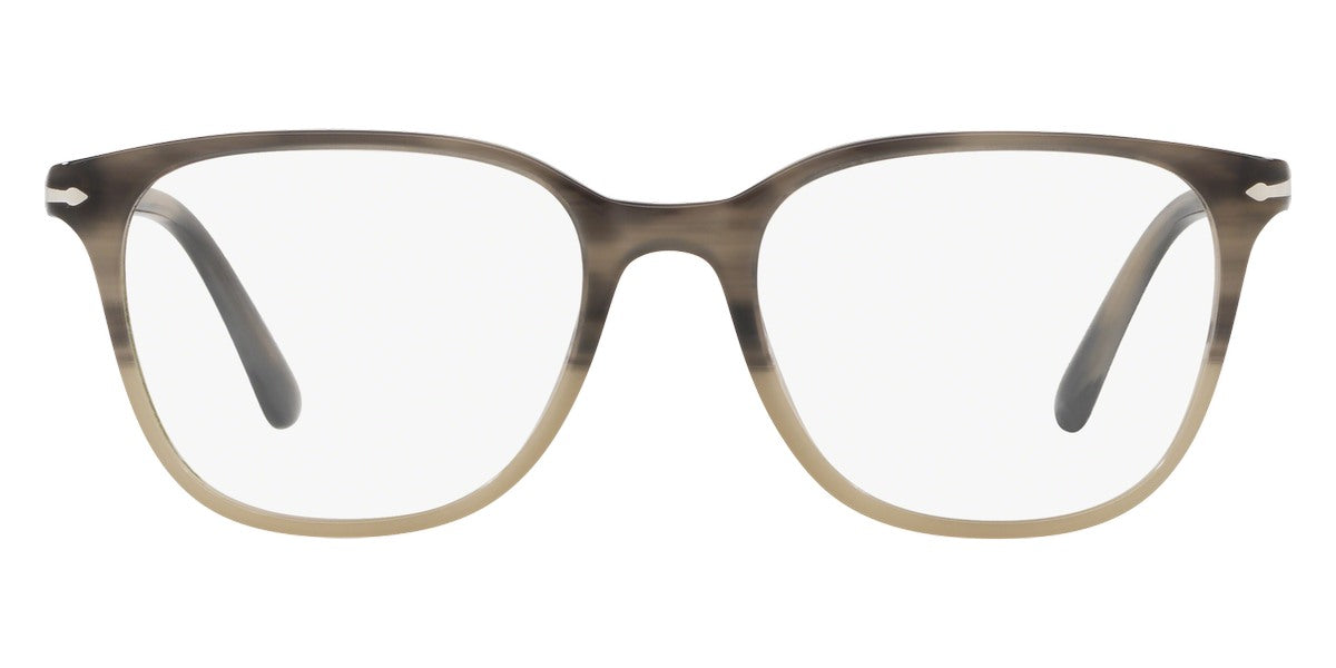 Persol® PO3203V - Striped Gray Beige Gradient Eyeglasses