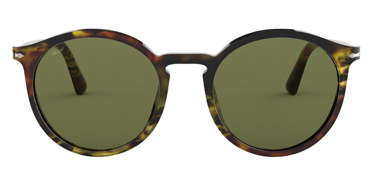 Persol® PO3214S - Tortoise Green Brown Sunglasses