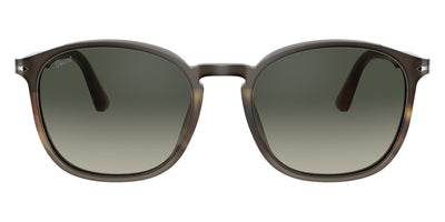Persol® PO3215S - Black/Striped Gray Sunglasses