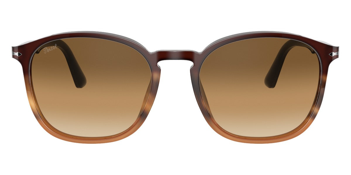 Persol® PO3215S - Black/Striped Brown Sunglasses