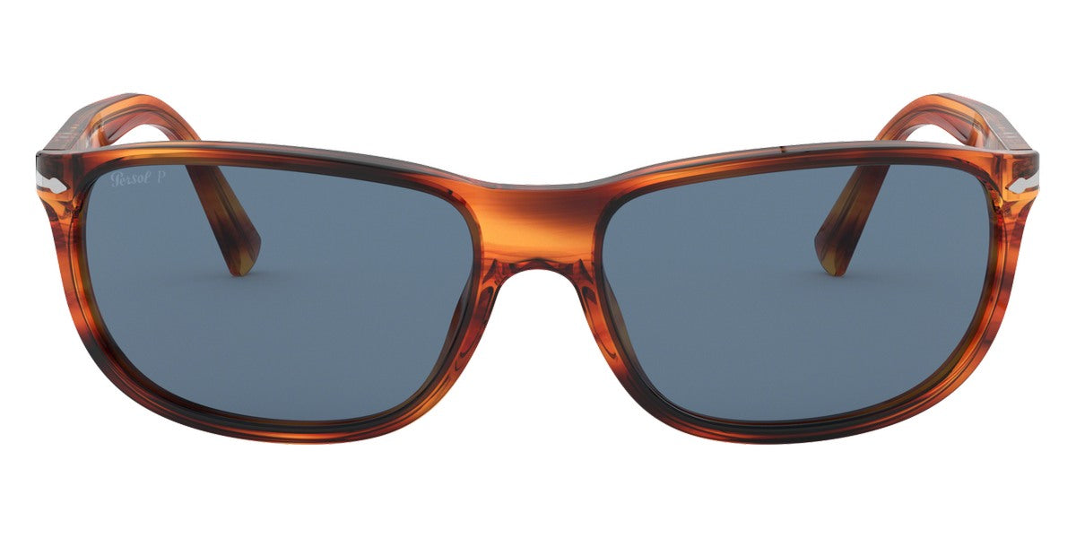 Persol® PO3222S - Striped Brown Sunglasses
