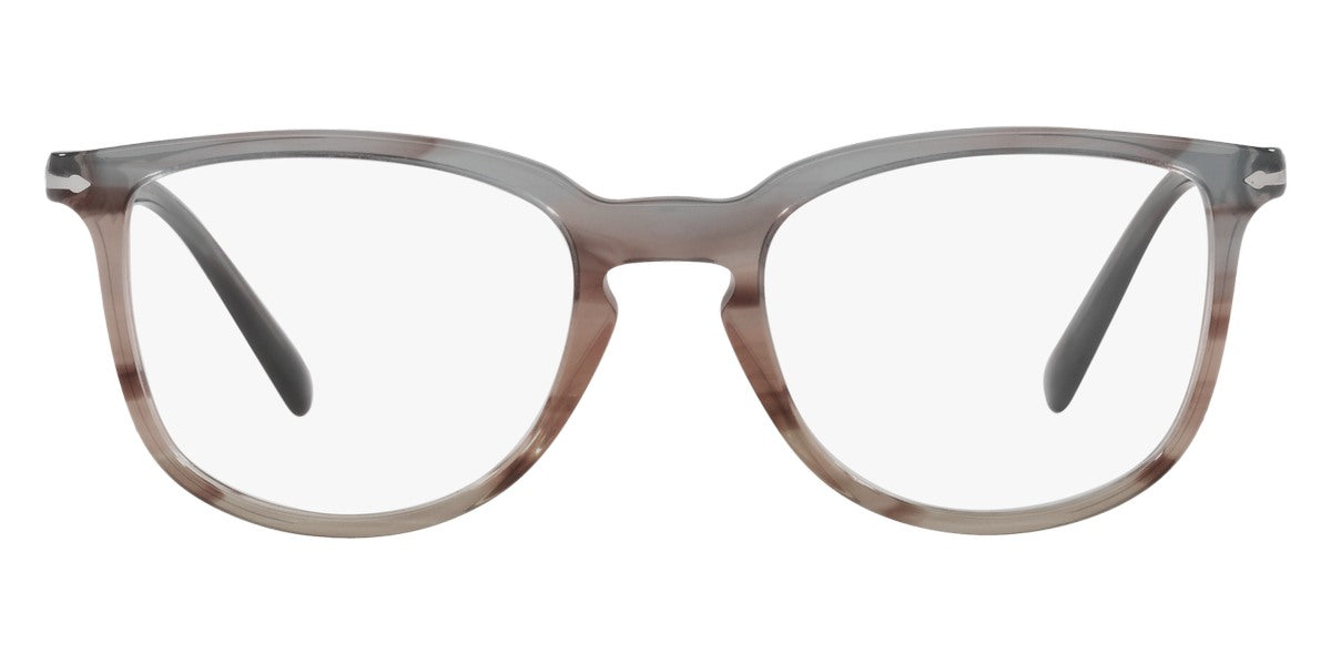 Persol® PO3240V - Striped Gray/Gradient Brown Eyeglasses