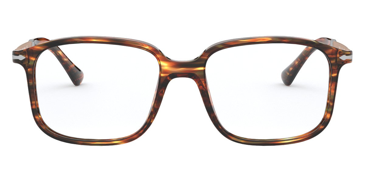 Persol® PO3246V - Bronze/Striped Havana Eyeglasses