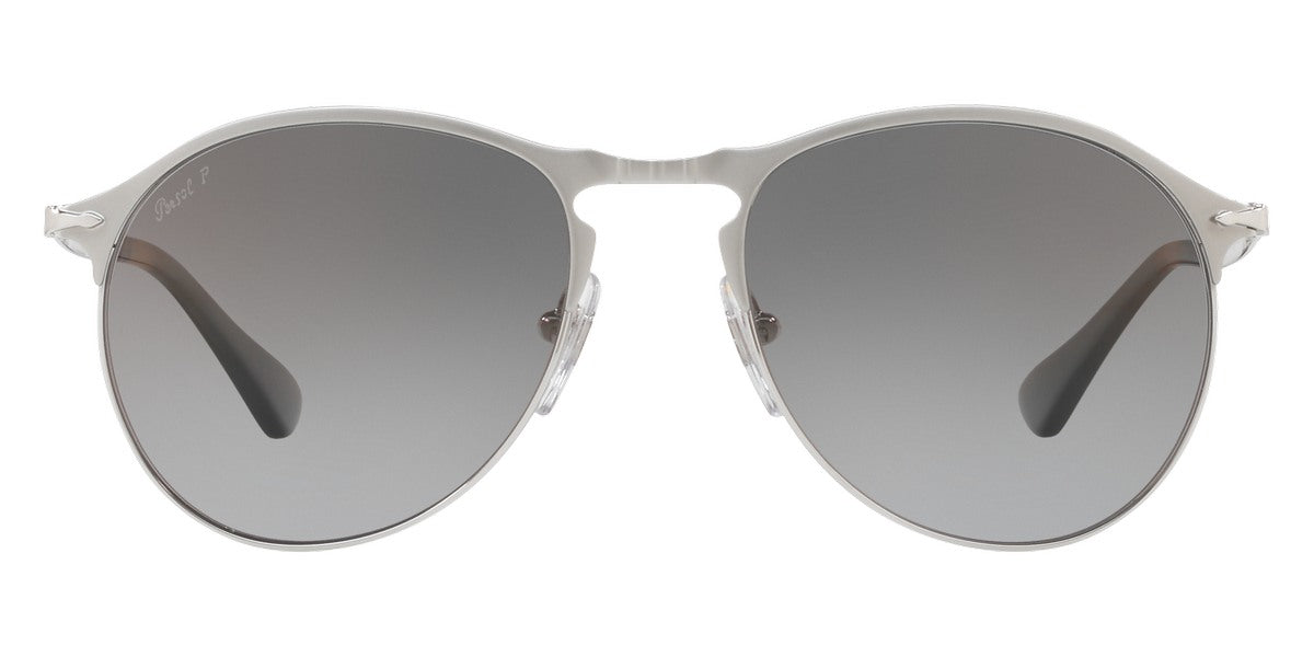 Persol® PO7649S - Matte Silver/Silver Sunglasses