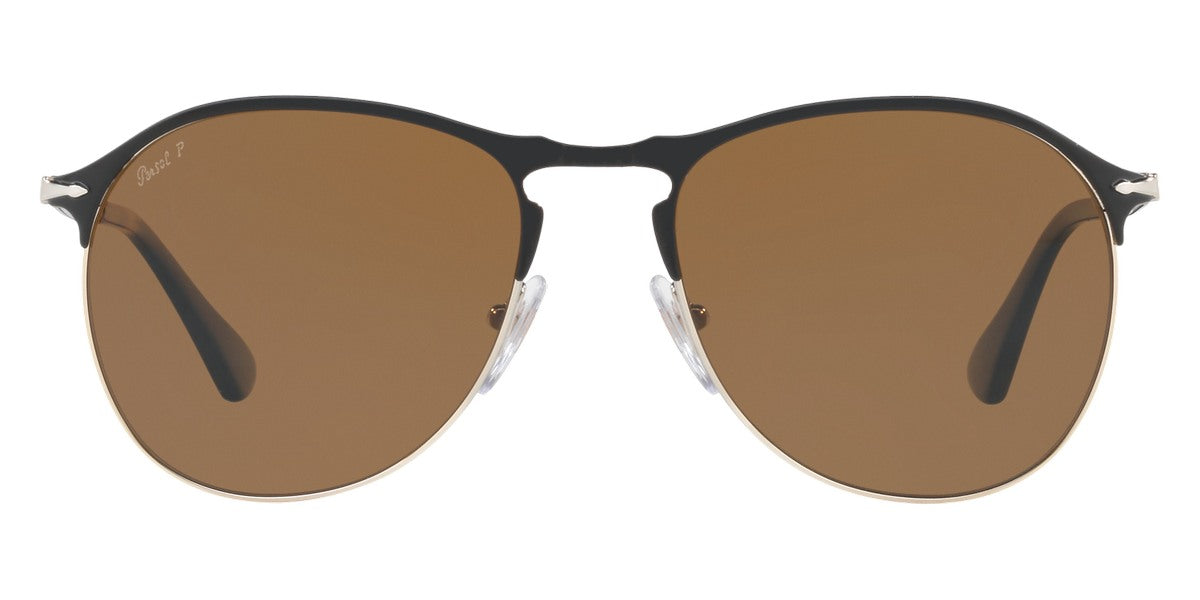 Persol® PO7649S - Matte Black/Gold Sunglasses