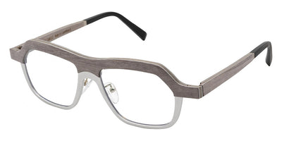 Gold & Wood® PORTOFINO G&W PORTOFINO 02 51 - 02 - Anodized Grey/Eucalyptus Eyeglasses