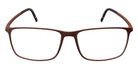 Silhouette® Pure Wave PURE WAVE 2955 6030 - 7530 Maroon Linen Eyeglasses