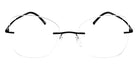 Silhouette® Purist PURIST LI 9040 - 9040 Black Buffalo Eyeglasses