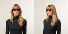 SALT.® QUINN SAL QUINN 003 50 - Redwood/Glass Crimson Sunglasses