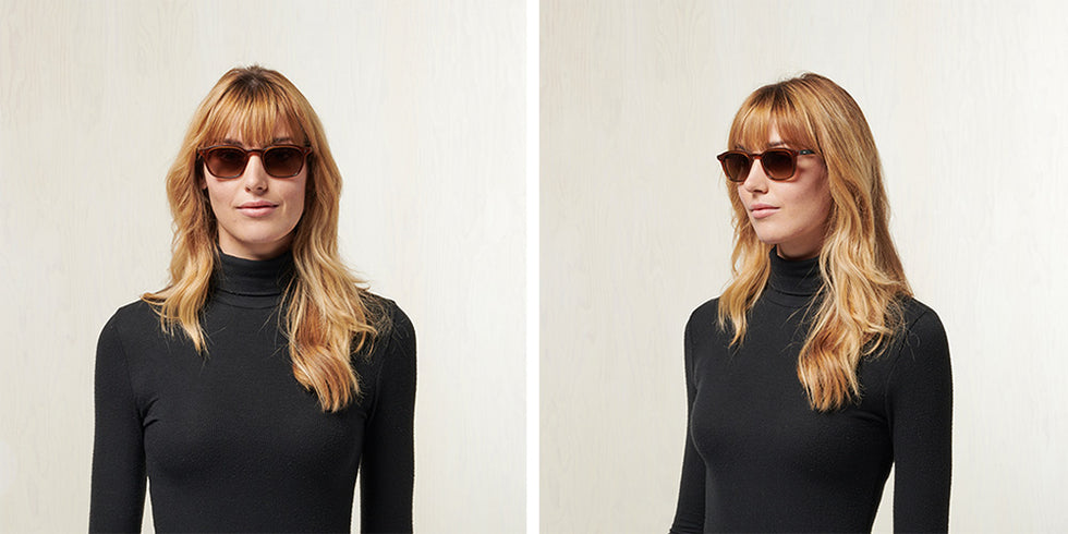 SALT.® QUINN SAL QUINN 003 50 - Redwood/Glass Crimson Sunglasses