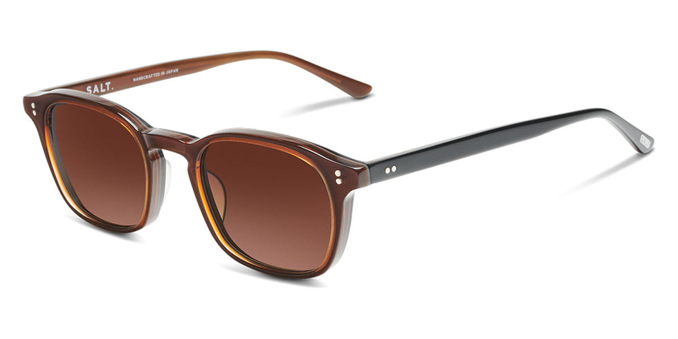 SALT.® QUINN SAL QUINN 004 50 - Coffee Black/CR39 Brown Gradient Sunglasses