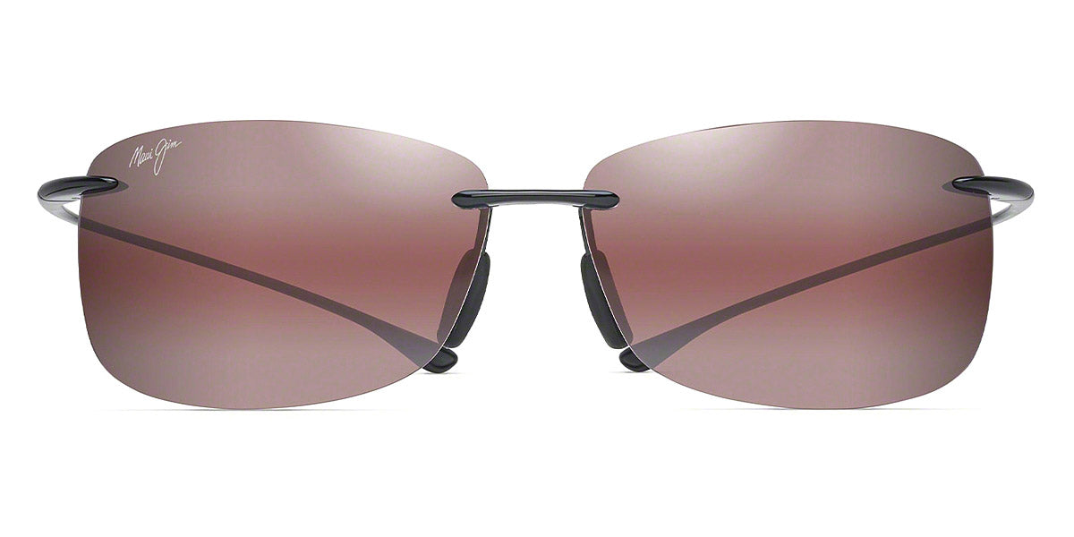Maui Jim® ʻAKAU R442 02 - Black Gloss/Maui Rose® Sunglasses