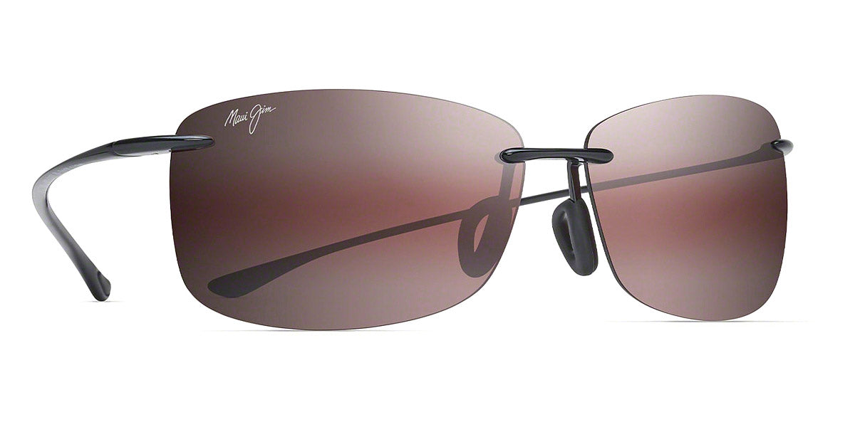 Maui Jim® ʻAKAU R442 02 - Black Gloss/Maui Rose® Sunglasses
