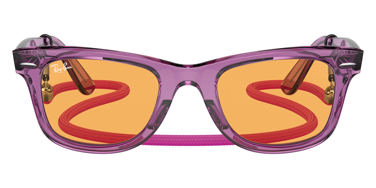 Ray-Ban® RB2140 - Violet / Orange Sunglasses