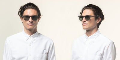 SALT.® REINER SAL REINER 002 51 - Matte Mauve Mist/Polarized CR39 G15 Lens Sunglasses