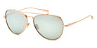 SALT.® RESIN SAL RESIN 001 60 - Brushed Honey Gold/Polarized CR39 G15 Lens Sunglasses