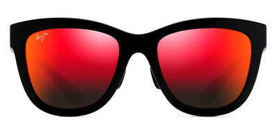 Maui Jim® Anuenue RM448-02 - Black Gloss / HAWAII LAVA™ Sunglasses