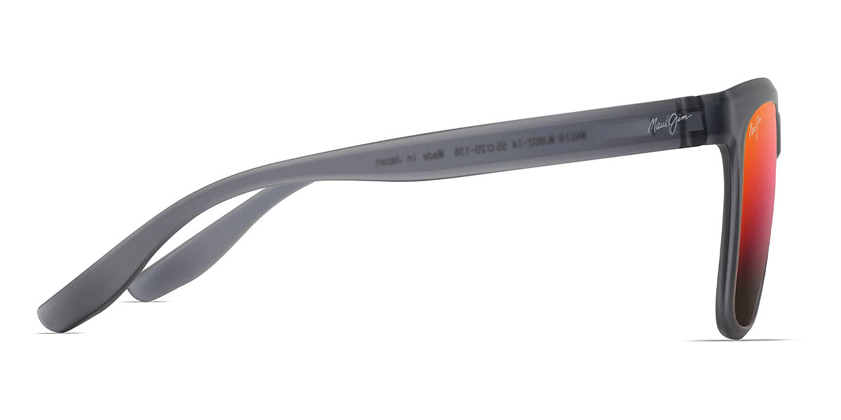 Maui Jim® PEHU RM602 14 - Black Matte Rubber Sunglasses