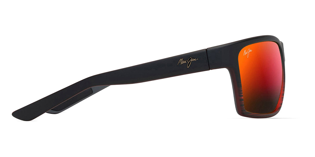 Maui Jim® ALENUIHAHA RM839 07C - Burgundy Stripe Sunglasses