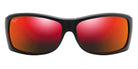 Maui Jim® EQUATOR RM848 04 - Black with Red Interior Sunglasses
