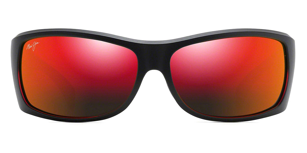 Maui Jim® EQUATOR RM848 04 - Black with Red Interior Sunglasses