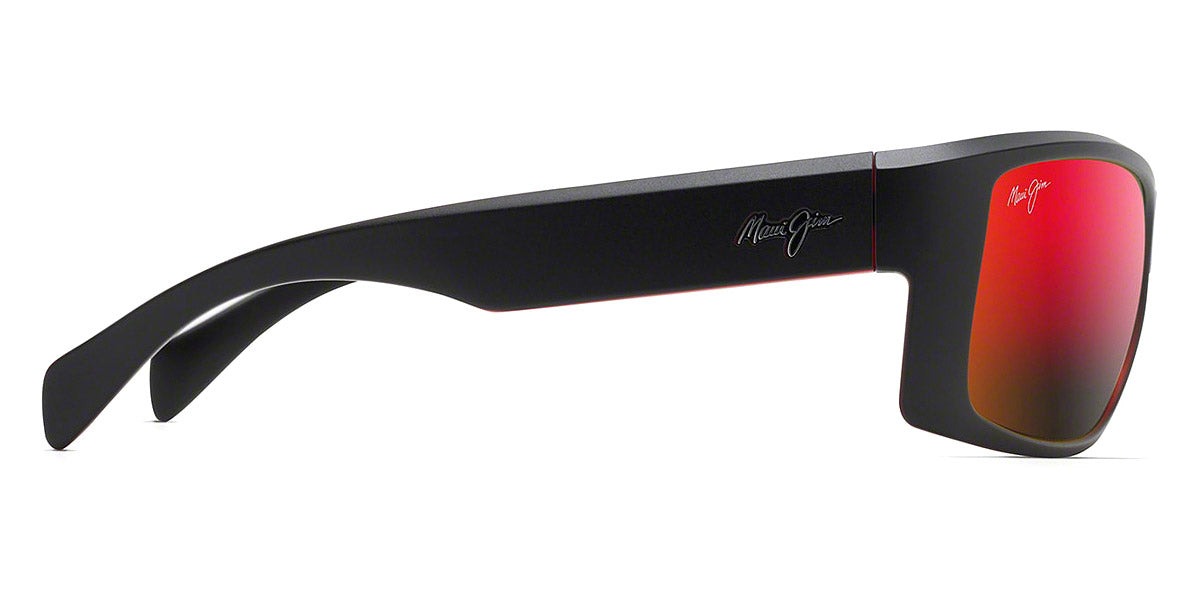 Maui Jim® EQUATOR RM848 04 - Black with Red Interior Sunglasses
