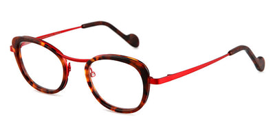 NaoNed® Roc'hellan NAO Roc'hellan 5B 46 - Brown Tortoiseshell / Red Eyeglasses