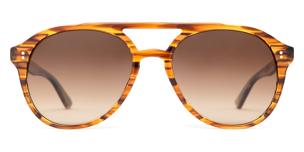 SALT.® ROCKWOOD SAL ROCKWOOD 003 56 - Wood Grain/Polarized CR39 Brown Gradient Lens Sunglasses