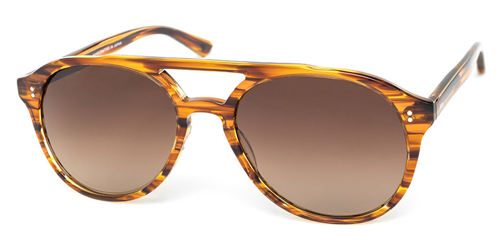 SALT.® ROCKWOOD SAL ROCKWOOD 003 56 - Wood Grain/Polarized CR39 Brown Gradient Lens Sunglasses