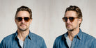 SALT.® ROCKWOOD SAL ROCKWOOD 003 56 - Wood Grain/Polarized CR39 Brown Gradient Lens Sunglasses